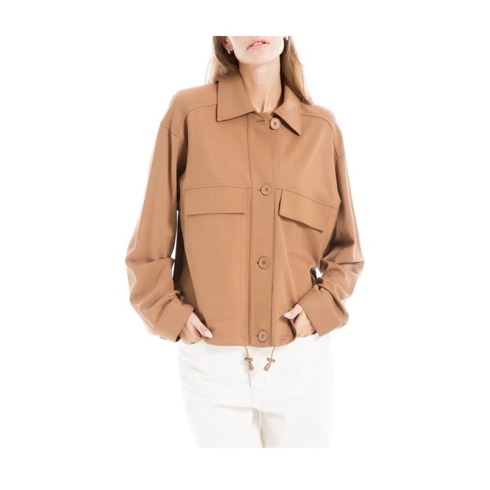 Max Studio Ponte Pocket Drawstring Jacket Medium … - image 1